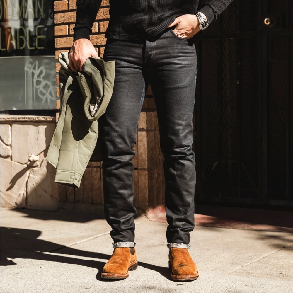 Naked & Famous Super Guy Sumi Ink premium Japanese men’s denim